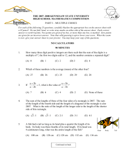 2007-08 Part 1 - Kennesaw State University