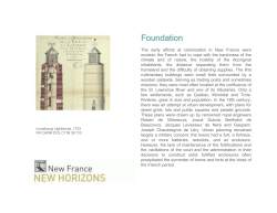 Foundation - nouvelle-france, horizons nouveaux / new france, new