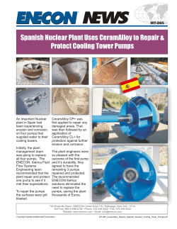MT-085 CeramAlloy Repairs Spanish Nuclear Cooling Tower