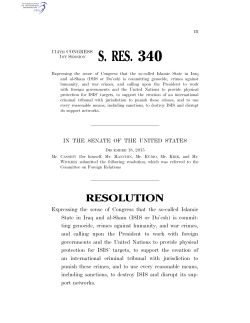 S. RES. 340 - United States Senate Committee on Foreign Relations