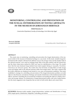 PDF - Mediterranean Archaeology and Archaeometry