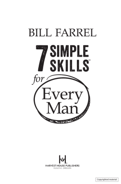 7 Simple Skills for Every Man