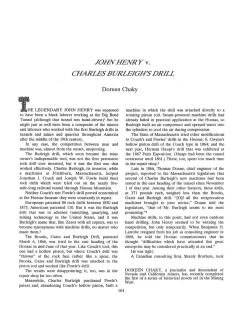 JOHN HENRYv. CHARLES BURLEIGHS DRILL