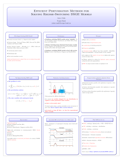 Efficient Perturbation Methods for Solving Regime-Switching