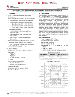 ADS58J89 - Texas Instruments