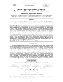 Effective Factors on the Reduction of Vandalism (The Destructors of