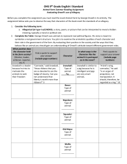 OHS 9th Grade English I Standard