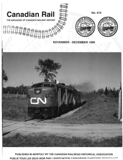 Canadian Rail 1999 pdf - Exporail