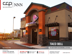TACO BELL - CCP - Real Estate Advisors
