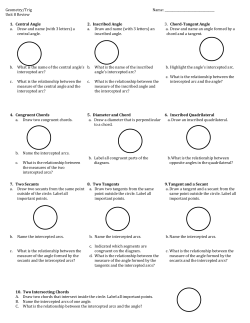 Unit 8 Review - Vocab and Diagrams