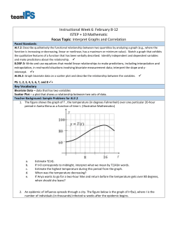 Instructional Week 6: February 8-12 ISTEP + 10 Mathematic Focus
