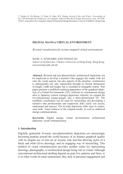 Digital Manga Virtual EnVironMEnt Bi-tonal visualisation