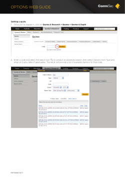 options web guide
