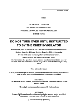 C8553 Sample Paper - University of Sussex