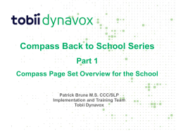 Compass Back to School Series