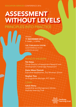 assessment without levels