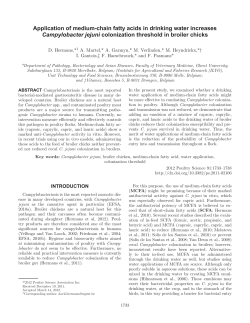 Application of medium-chain fatty acids in drinking water increases