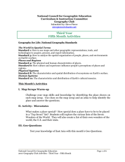 Third Year Fifth Month Activities