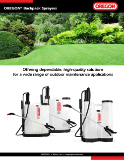 Backpack Sprayers