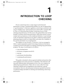 introduction to loop checking