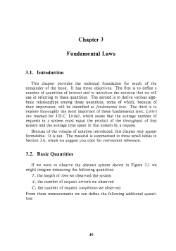 Chapter 3 Fundamental Laws