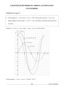 CHAPTER 50 METHODS OF ADDING ALTERNATING WAVEFORMS