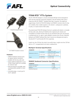 TITAN RTD&trade; FTTx System