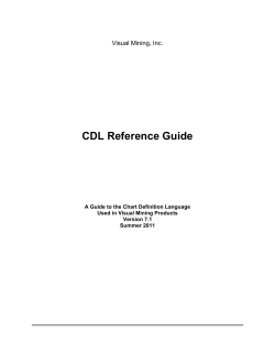 CDL Reference Guide ()