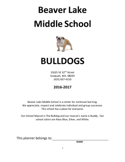 BLMS Student Handbook 2016-17