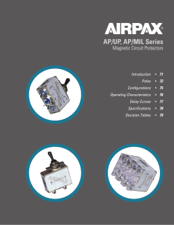AP/UP, AP/MIL Series - Airpax