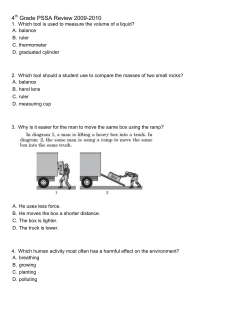 4 Grade PSSA Review 2009-2010