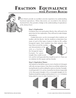 AIMS measurement and fractions - Math-4326