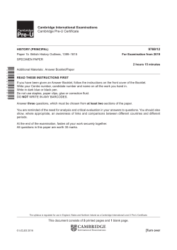 2019 Specimen Paper 12