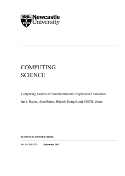 COMPUTING SCIENCE