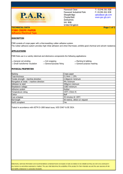 0615 F380 Crepe Paper Tape