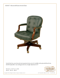 KS3427 &bull; Roosevelt Room Swivel Chair
