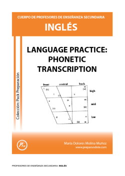 Language practice_phonetic transcription