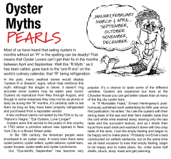 Oyster Myths and Pearls - Marblehead Chowder House