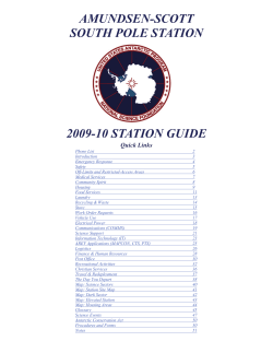 The South Pole Station Guide - Chuck`s latest home on the web