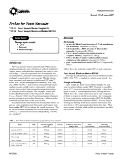 Probes for Yeast Vacuoles