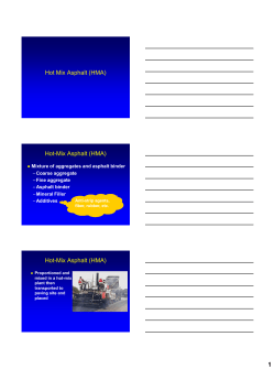 Hot Mix Asphalt - Purdue Engineering