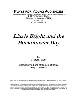 Lizzie Bright and the Buckminster Boy