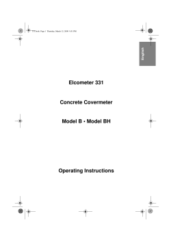 Elcometer Protovale 331 Concrete Covermeter - Korrosjons