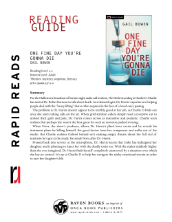 reading guide - Orca Book Publishers