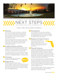 next steps - Undergraduate Admissions