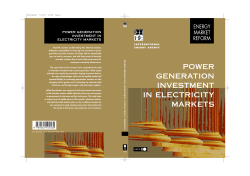 Power Generation Investment in Electricity Markets