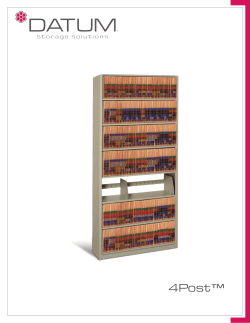 4Post&trade; Literature - Datum Storage Solutions
