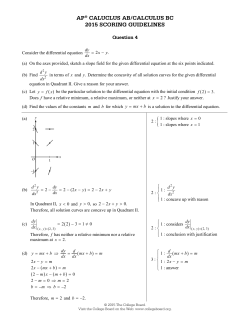 ap&reg; caluclus ab/calculus bc 2015 scoring guidelines