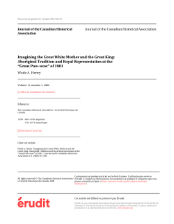 "Imagining the Great White Mother and the Great King: Aboriginal