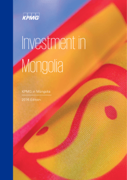 Investment In Mongolia